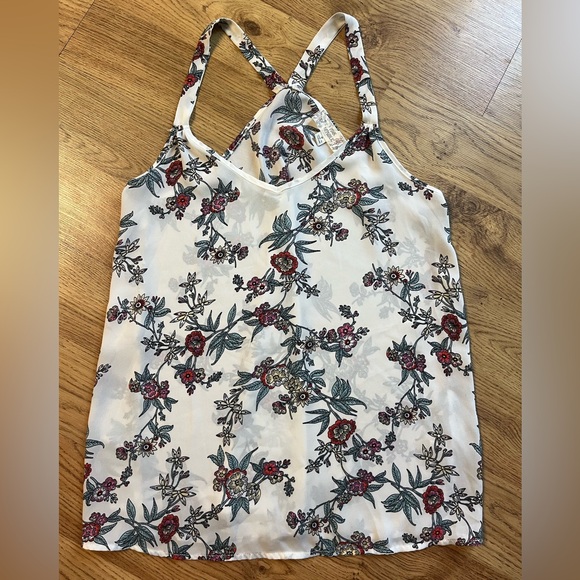 Pink Republic Tops - Pink Republic - small sheer flowery tank top